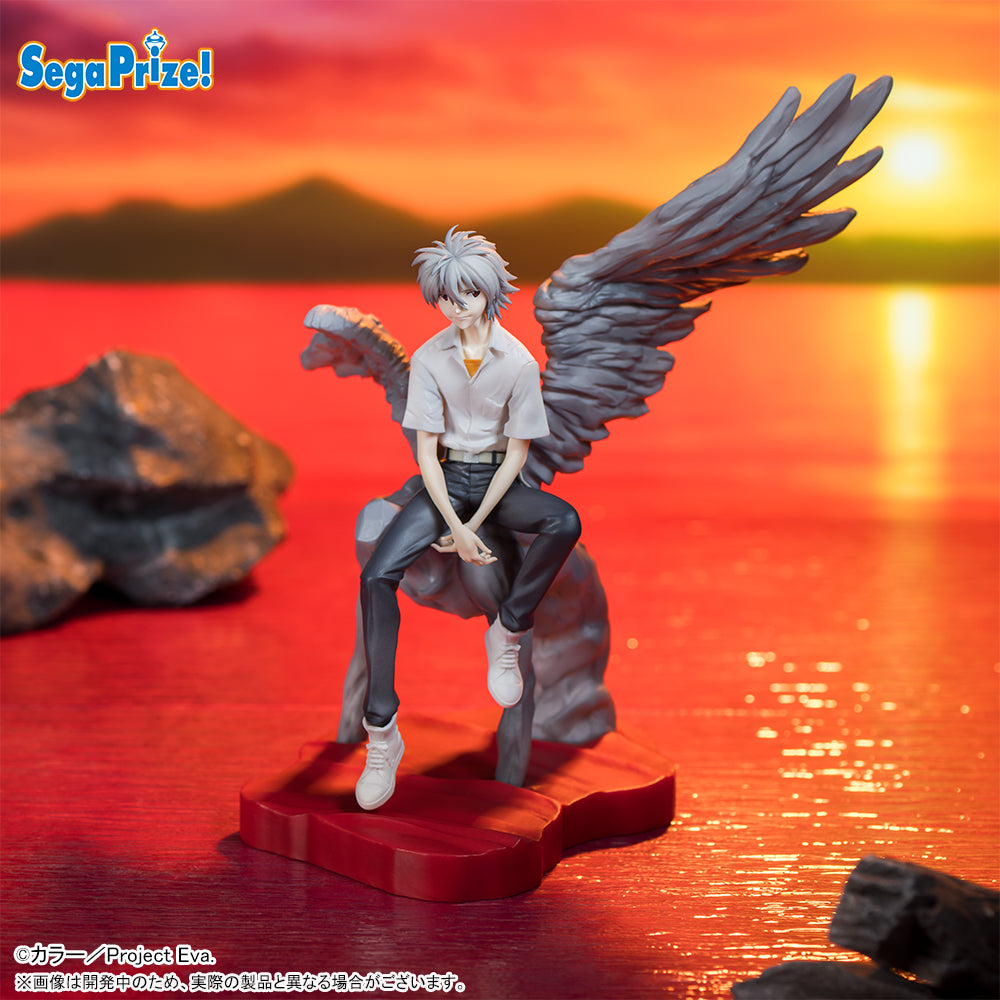 Kaworu Nagisa Neon Genesis Evangelion LUMINASTA Prize Figure by Sega - Mandorama