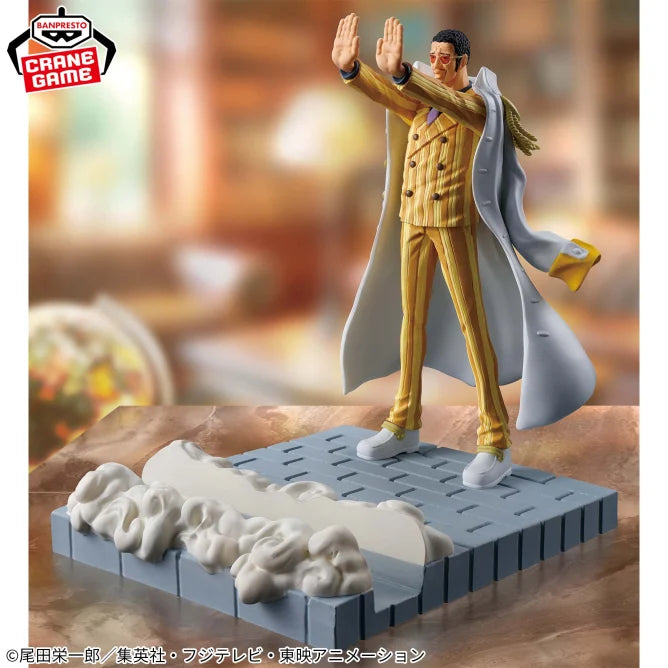 Kizaru Borsalino One Piece Fig Life Prize Figure by Banpresto - Mandorama