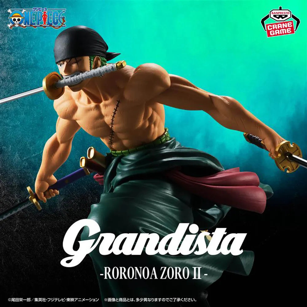 Roronoa Zoro One Piece GRANDISTA Prize Figure by Banpresto (01/2026) - Mandorama [src:https://tokutame.net/wp-content/uploads/2025/12/prize-202601-onepiece-banpresto12.webp]
