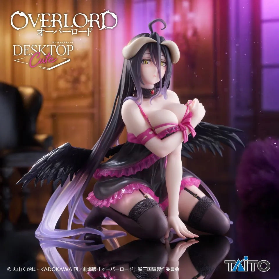 Albedo Overlord Desktop Cute Prize Figure by Taito (05/2026) - Mandorama [src:https://tokutame.net/wp-content/uploads/2026/04/prize-202605-overlord-taito1.webp]