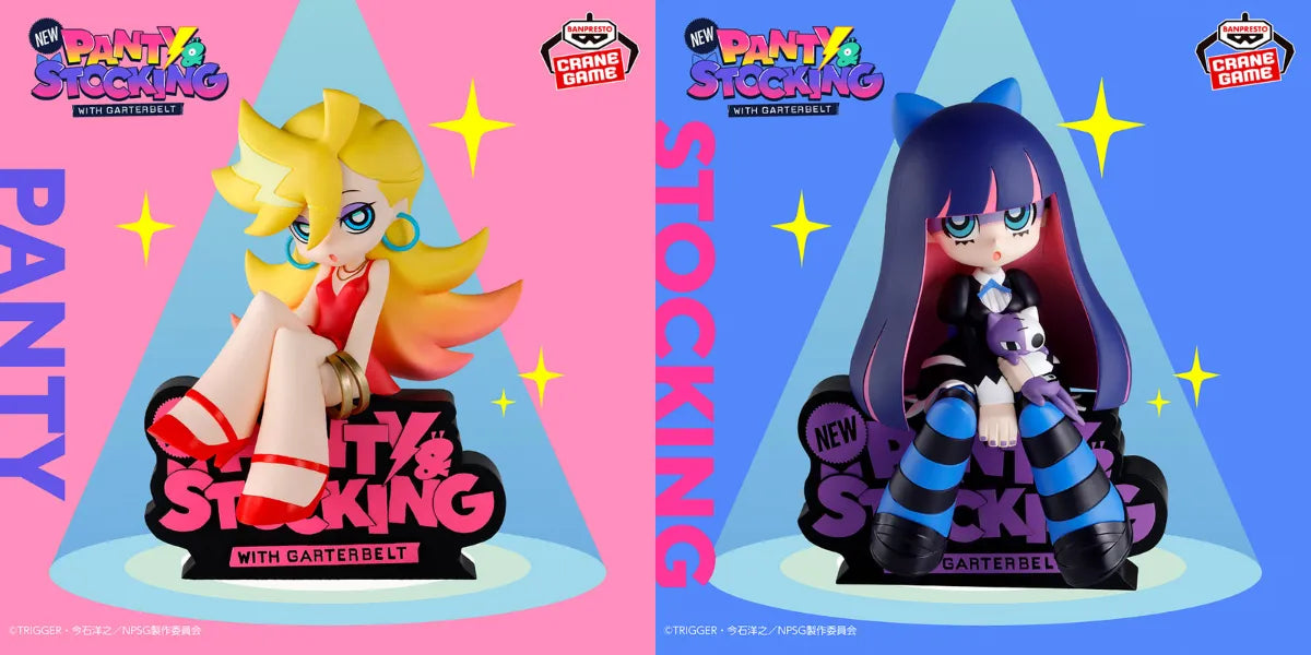 Panty Panty & Stocking with Garterbelt Monitor Top Figure Prize Figure by Banpresto - Mandorama