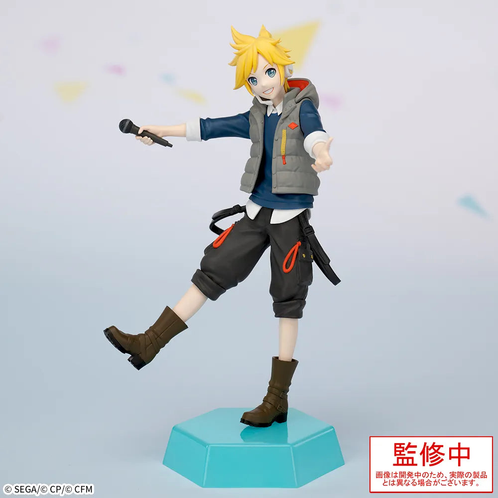 Kagamine Len Project SEKAI: Colorful Stage! feat. Hatsune Miku Desktop x Decorate Collections Prize Figure by Sega - Mandorama