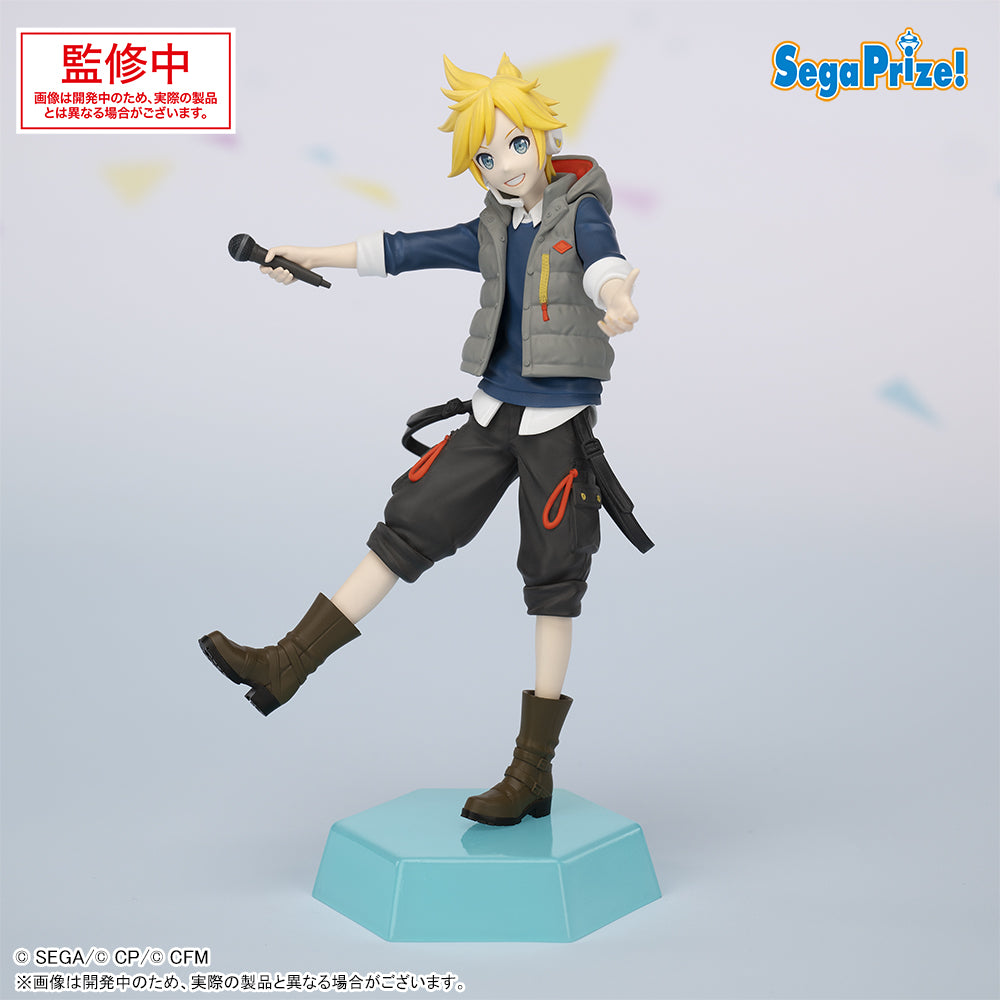 Kagamine Len Project SEKAI: Colorful Stage! feat. Hatsune Miku Desktop x Decorate Collections Prize Figure by Sega - Mandorama
