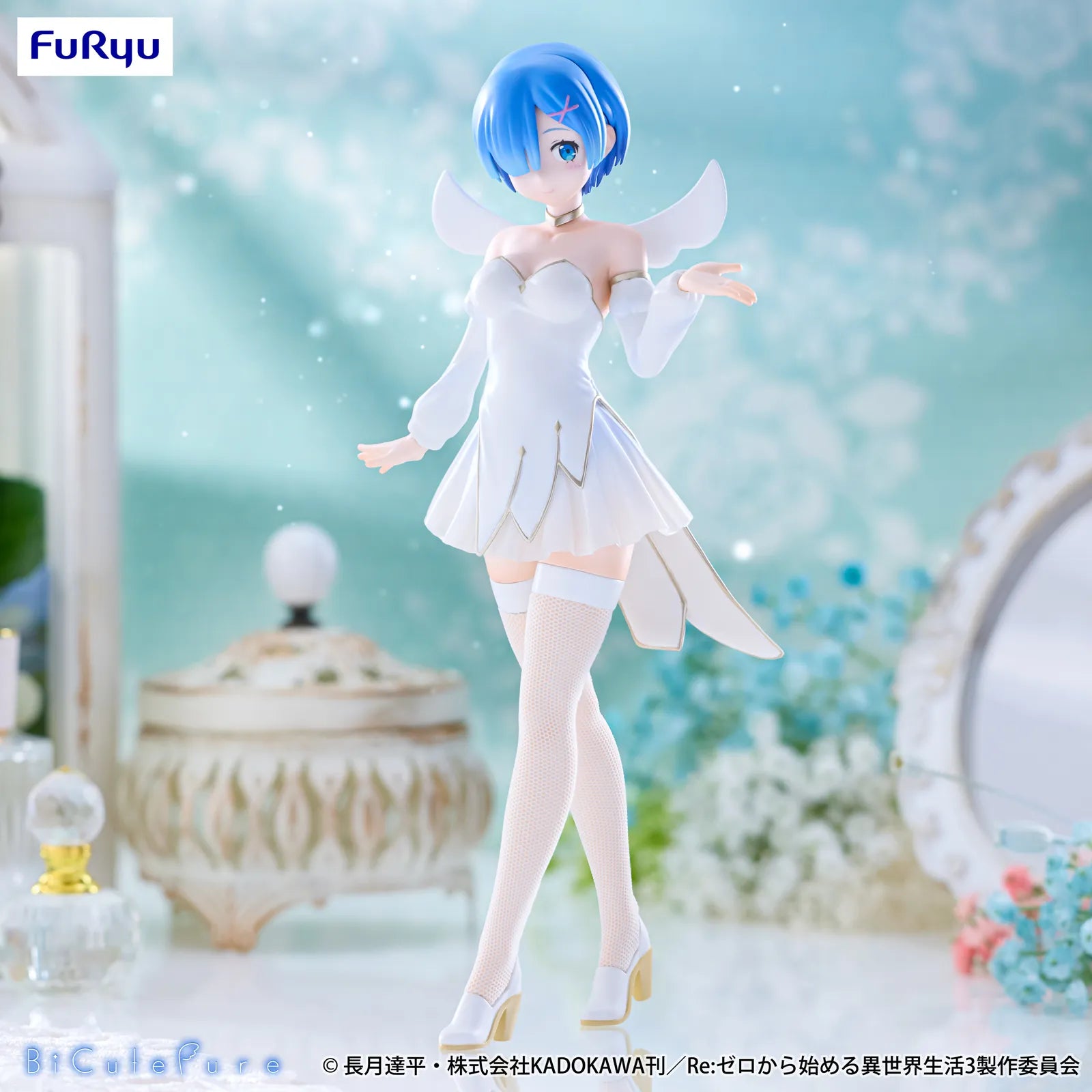 Rem Re:ZERO -Starting Life in Another World- BiCute Pure Figure Prize Figure by FuRyu - Mandorama