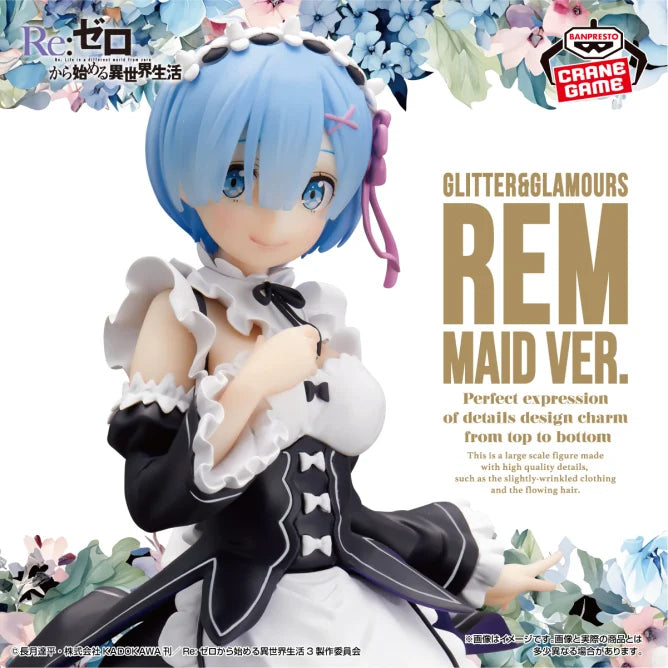 Rem Re:ZERO -Starting Life in Another World- Glitter & Glamours Prize Figure by Banpresto - Mandorama [src:https://figisland.net/wp-content/uploads/2025/02/s01011615047988.webp]