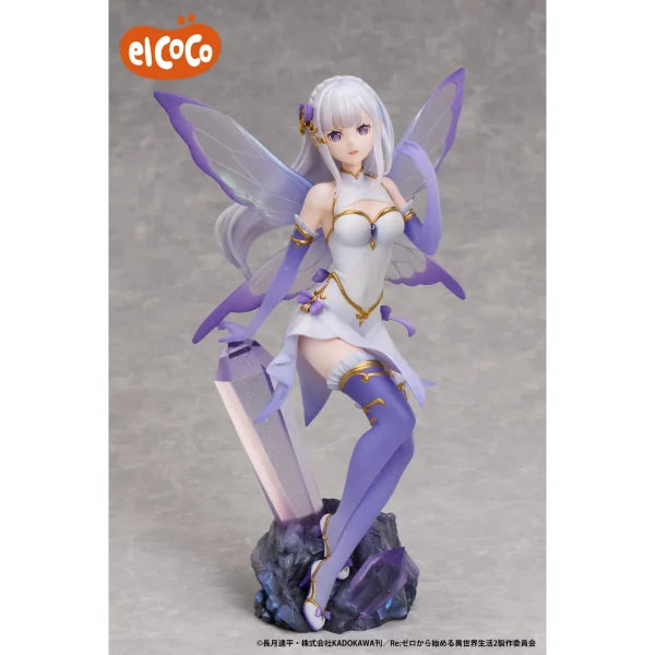 Emilia Re:ZERO -Starting Life in Another World- Jewel Princess Prize Figure by Elcoco (03/2025) - Mandorama [src:https://tokutame.net/wp-content/uploads/2024/11/prize-202501-rezero-elcoco1.webp]