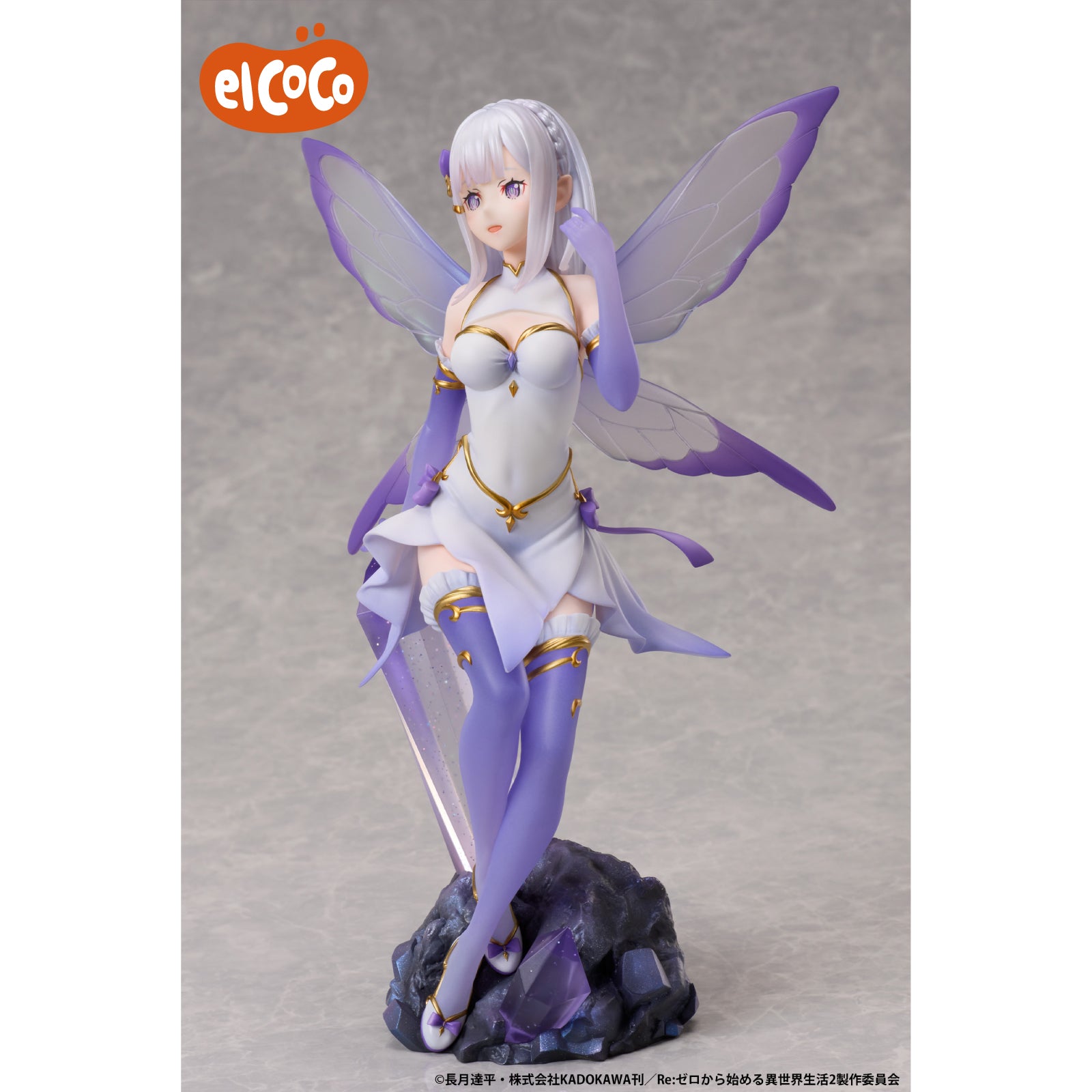 Emilia Re:ZERO -Starting Life in Another World- Jewel Princess Prize Figure by Elcoco (03/2025) - Mandorama [src:https://figisland.net/wp-content/uploads/2024/10/s01011615044969.jpg]