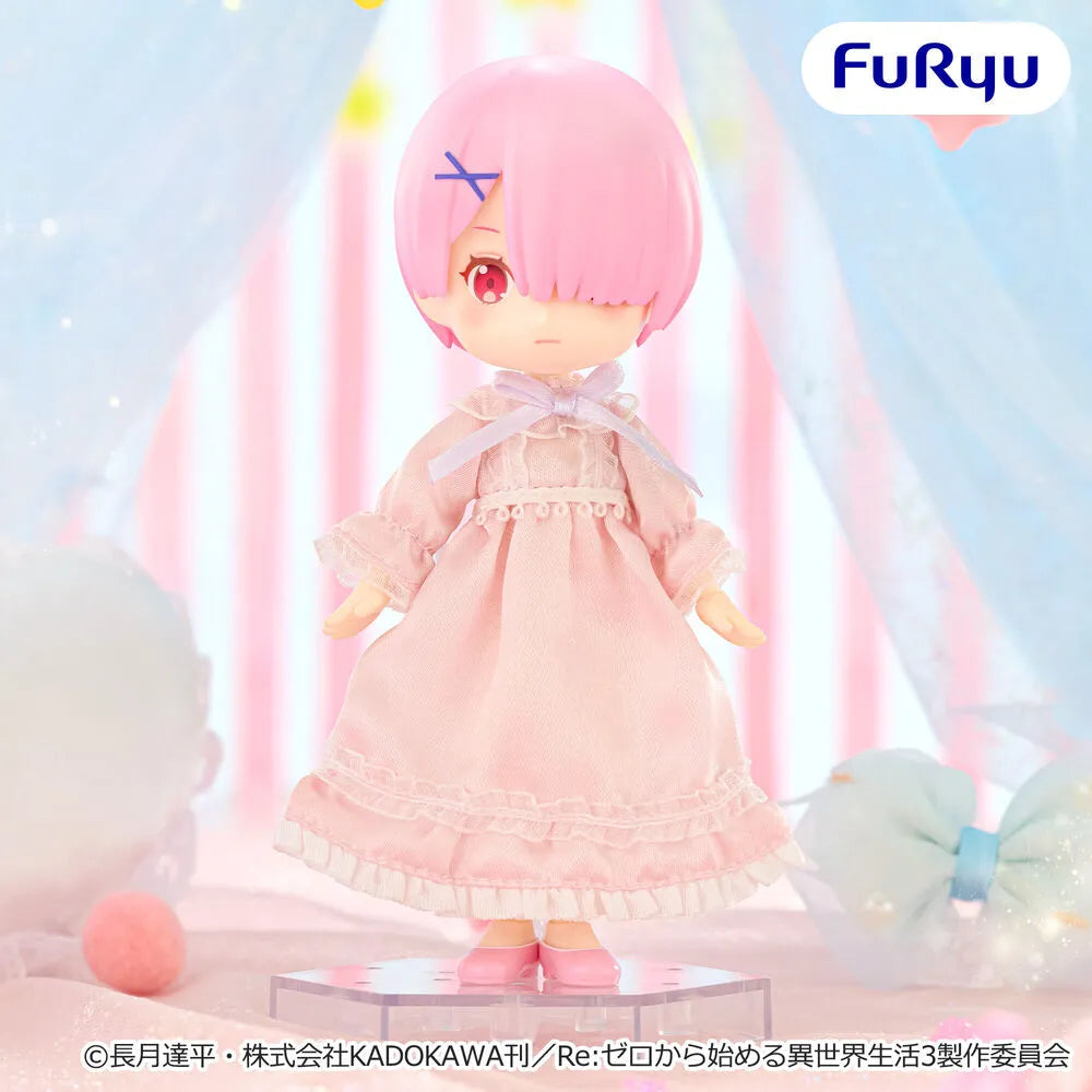 Ram Re:ZERO -Starting Life in Another World- MeloDoll Figure Prize Figure by FuRyu (06/2026) - Mandorama [src:https://tokutame.net/wp-content/uploads/2026/06/prize-202606-rezero-furyu1.webp]