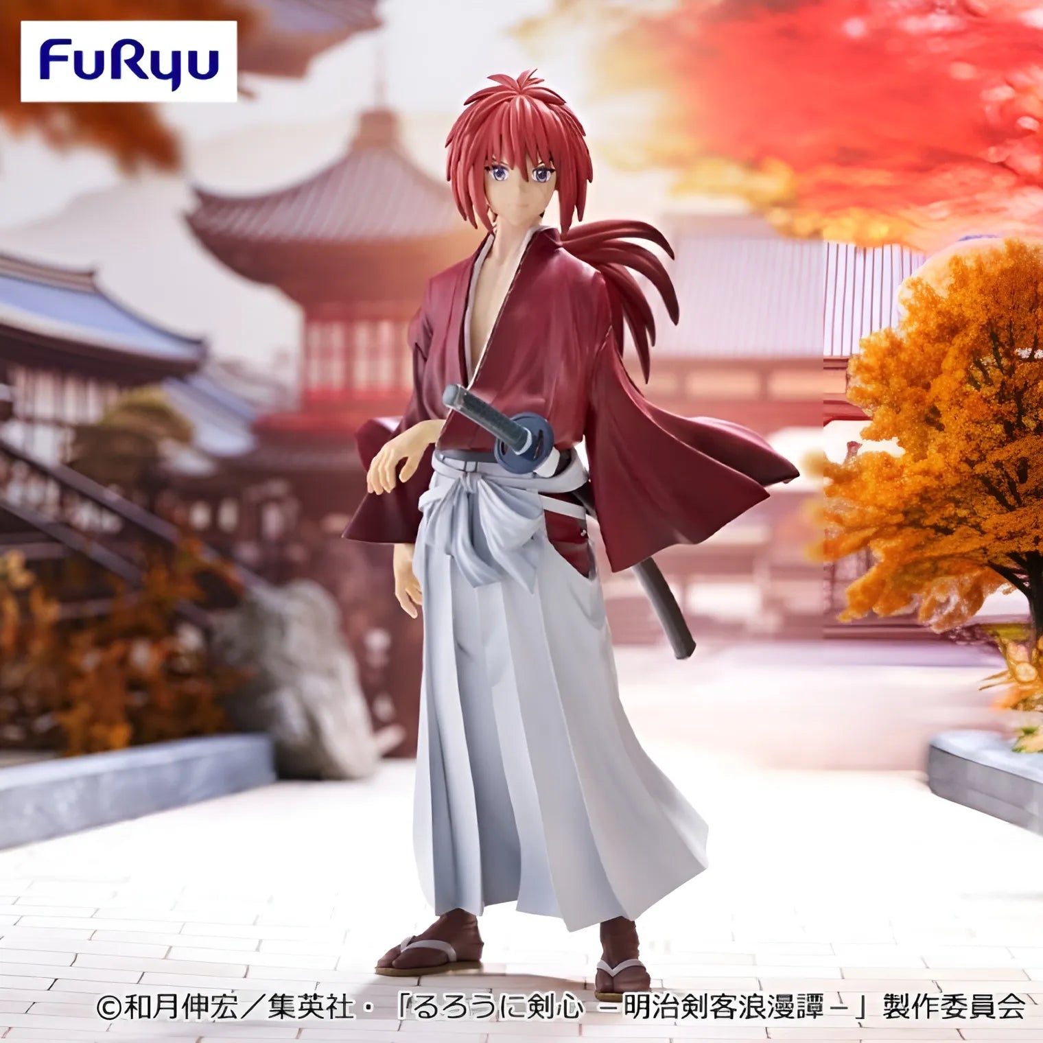 Himura Kenshin Rurouni Kenshin Trio-Try-iT Figure Prize Figure by FuRyu (06/2025) - Mandorama [src:https://tokutame.net/wp-content/uploads/2025/05/prize-202506-ruroken-furyu1.webp]