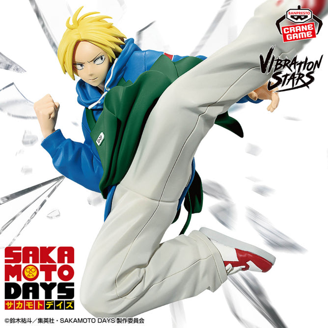 Shin Asakura Sakamoto Days Vibration Stars Prize Figure by Banpresto - Mandorama