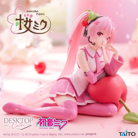 Sakura Miku Desktop Cute Prize Figure by Taito - Mandorama [src:https://figisland.net/wp-content/uploads/2025/02/s01011615047158.jpg]