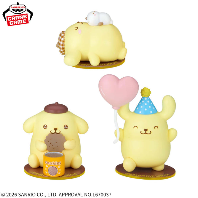 Pompompurin Sanrio Characters Figure Collection Prize Figure by Banpresto (04/2026) - photo 3 - Mandorama