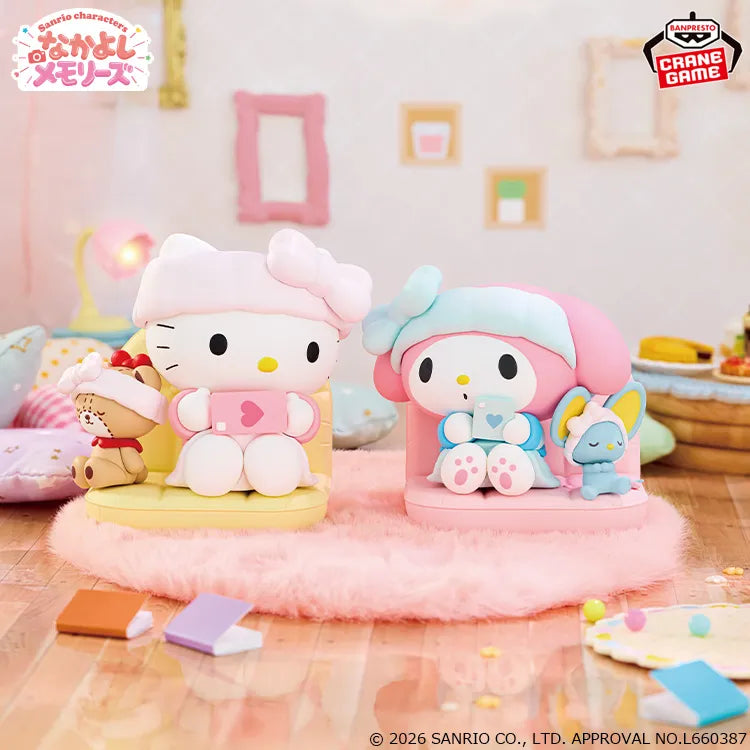 My Melody Sanrio Characters Nakayoshi Memories Prize Figure by Banpresto (02/2026) - Mandorama [src:https://tokutame.net/wp-content/uploads/2026/01/prize-202602-sanrio-banpresto2.webp]