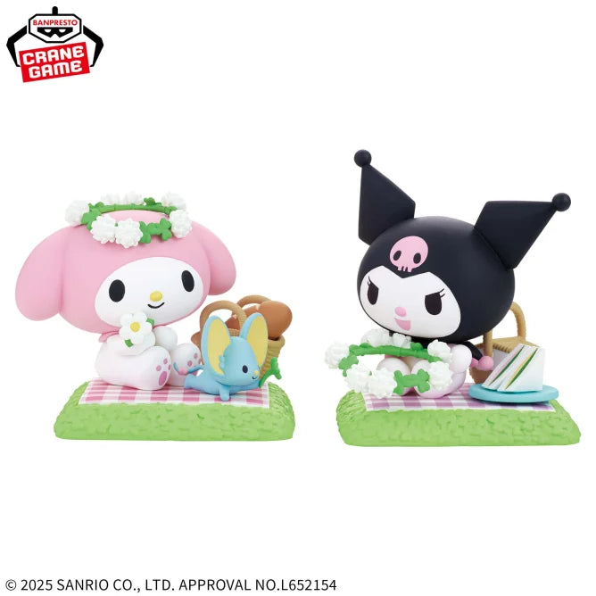 My Melody & Kuromi Sanrio Characters Nakayoshi Memories Prize Figure by Banpresto - Mandorama