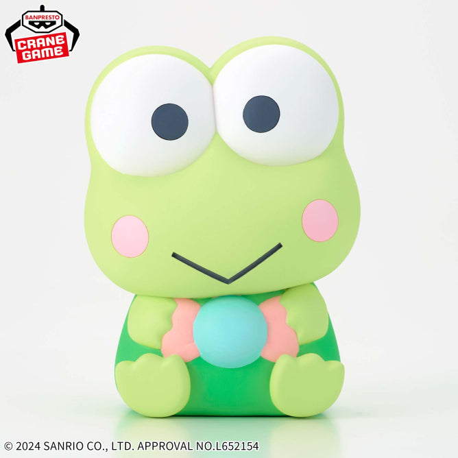 Keroppi Sanrio Characters SOFVIMATES Prize Figure by Banpresto (03/2025) - Mandorama [src:https://figisland.net/wp-content/uploads/2024/11/s01011615045911.jpg]