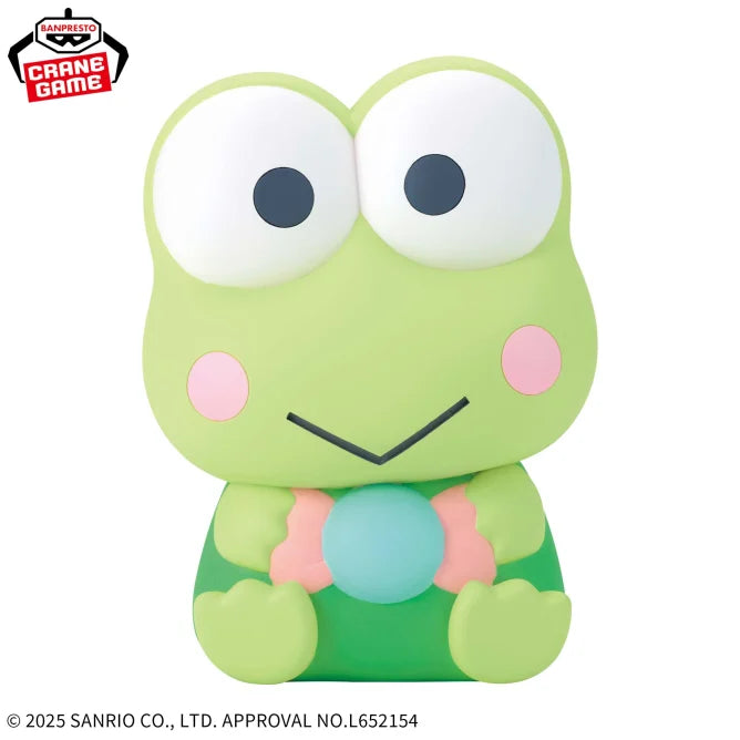 Keroppi Sanrio Characters SOFVIMATES Prize Figure by Banpresto (03/2025) - Mandorama [src:https://figisland.net/wp-content/uploads/2024/11/s01011615047863.webp]