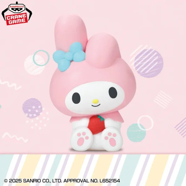 My Melody Sanrio Characters SOFVIMATES Prize Figure by Banpresto (01/2025) - Mandorama [src:https://tokutame.net/wp-content/uploads/2024/11/prize-202501-sanrio-banpresto1.webp]