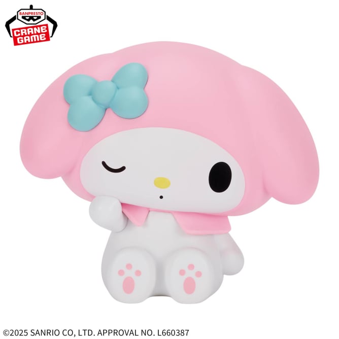 My Melody Sanrio Characters Sofvimates Prize Figure by Banpresto (09/2025) - Mandorama [src:https://figisland.net/wp-content/uploads/2025/08/s01011615052231.jpg]