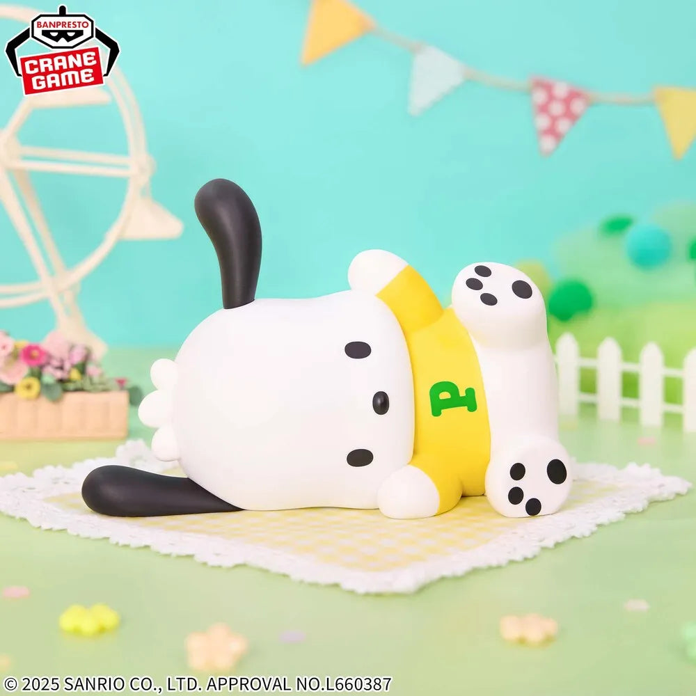 Pochacco Sanrio Characters SOFVIMATES Prize Figure by Banpresto (01/2026) - Mandorama [src:https://tokutame.net/wp-content/uploads/2025/12/prize-202601-sanrio-banpresto2.webp]