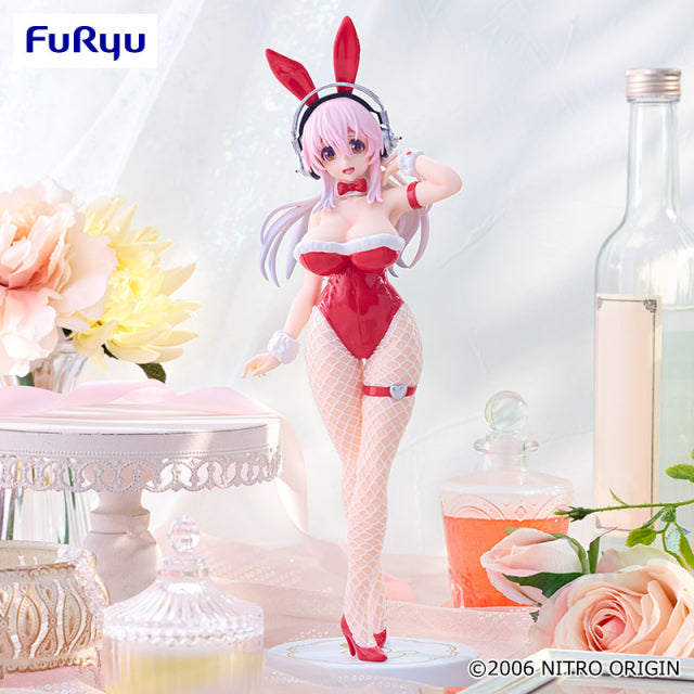 Red ver. Super Sonico BiCute Bunnies Prize Figure by FuRyu (06/2025) - Mandorama [src:https://figisland.net/wp-content/uploads/2025/05/s01011615050238.jpg]