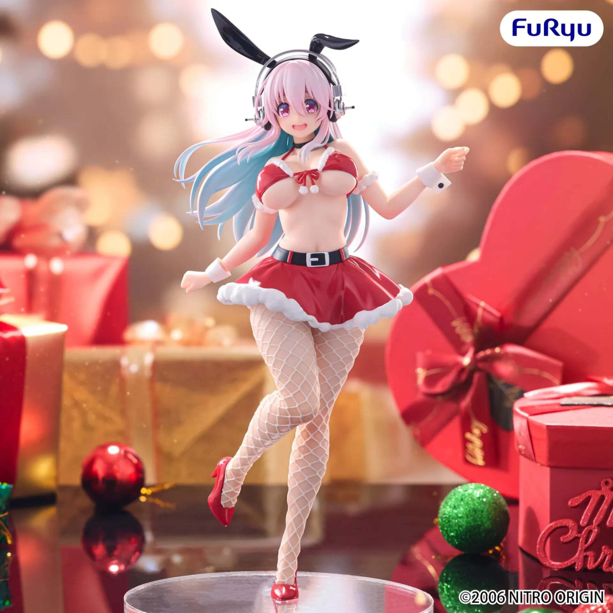 サンタver. Super Sonico BiCute Bunnies Prize Figure by FuRyu (12/2026) - Mandorama [src:https://tokutame.net/wp-content/uploads/2026/08/prize-202612-sonico-furyu.png]