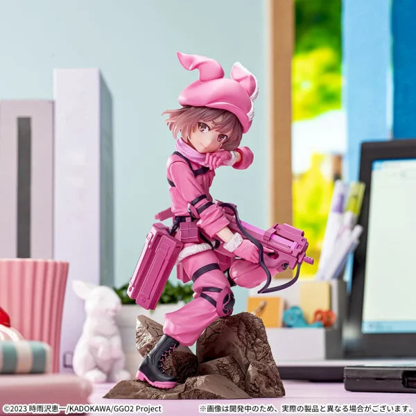 LLENN Sword Art Online Alternative: Gun Gale Online Luminasta Prize Figure by Sega - Mandorama [src:https://tokutame.net/wp-content/uploads/2024/12/prize-20250124-sao-sega1.webp]