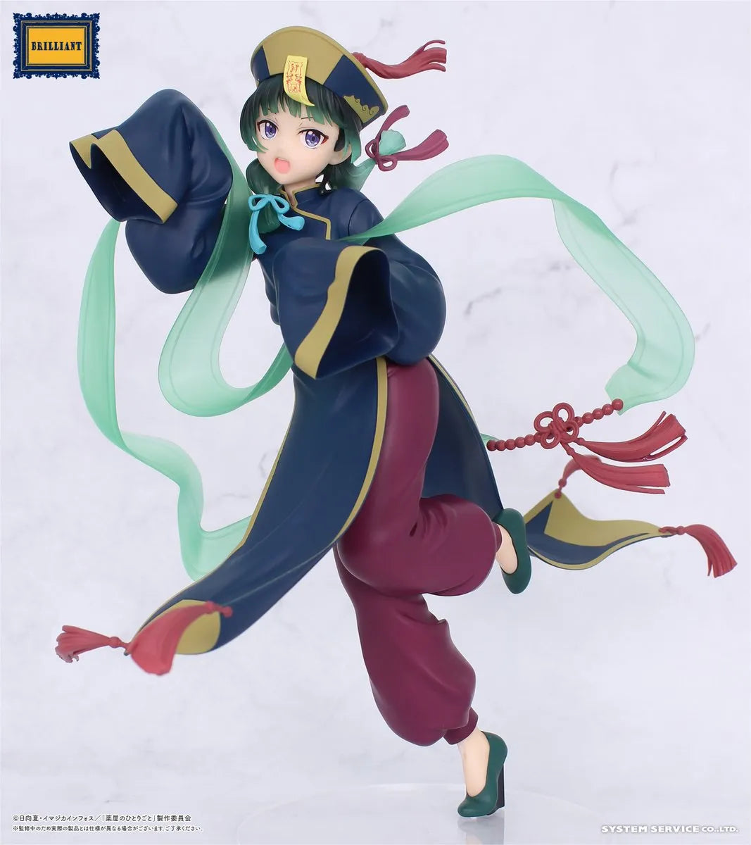 Maomao The Apothecary Diaries Brilliant Figure Prize Figure by System Service (10/2026) - Mandorama [src:https://tokutame.net/wp-content/uploads/2026/06/prize-202610-kusuriya-system-1.webp]