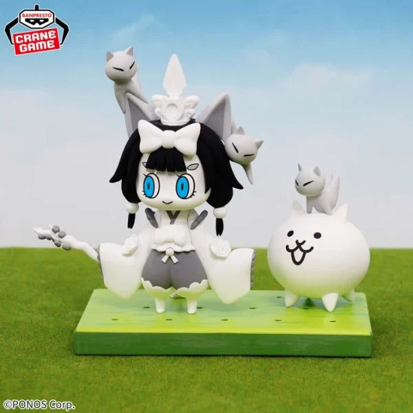 Miko Mitama The Battle Cats Nyanko Army Go into Battle Figure Prize Figure by Banpresto - Mandorama [src:https://tokutame.net/wp-content/uploads/2025/01/prize-202503-nyanko-banpresto1.webp]