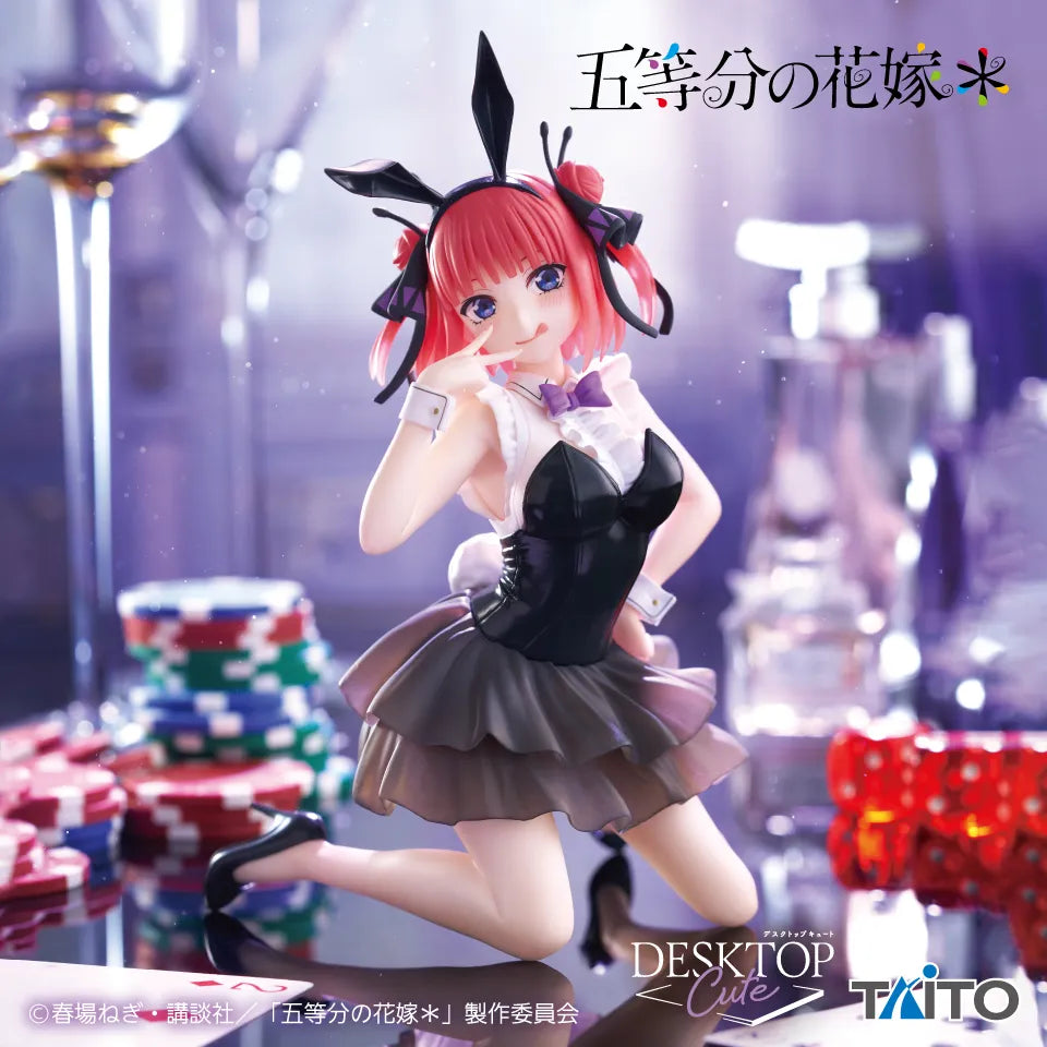 Nino Nakano The Quintessential Quintuplets Desktop Cute Prize Figure by Taito (04/2025) - Mandorama [src:https://tokutame.net/wp-content/uploads/2025/03/prize-202504-gotoubun-taito1.webp]
