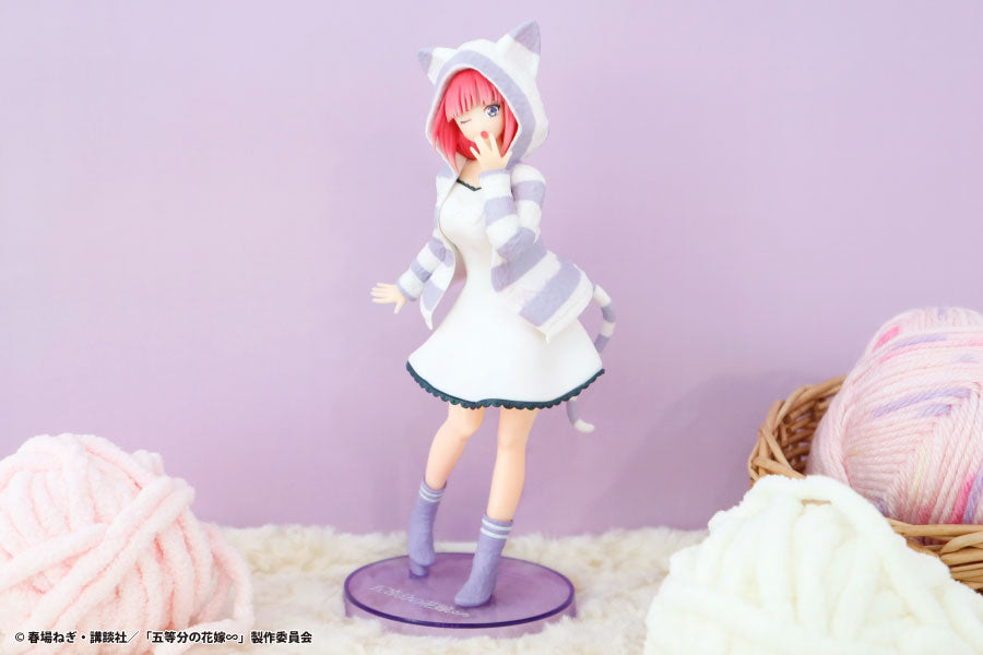 Nino Cat Ear Hoodie The Quintessential Quintuplets Prize Figure by Fukuya - Mandorama