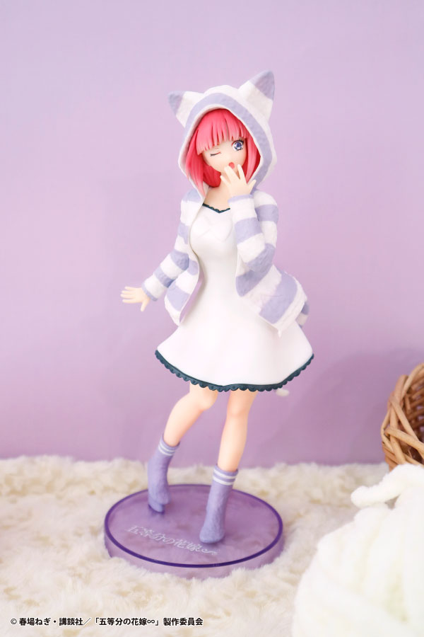 Nino Cat Ear Hoodie The Quintessential Quintuplets Prize Figure by Fukuya - Mandorama