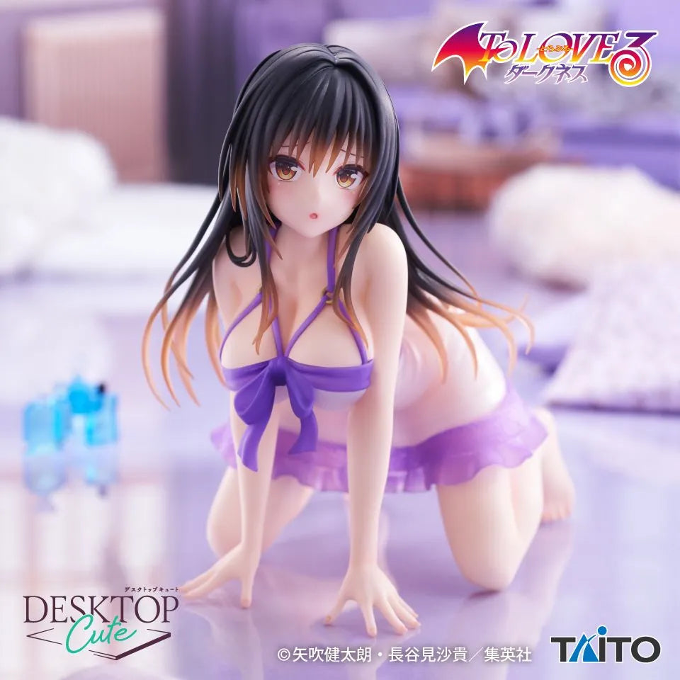 Yui Kotegawa To Love Ru Darkness Desktop Cute Prize Figure by Taito (02/2026) - Mandorama [src:https://tokutame.net/wp-content/uploads/2026/01/prize-202602-toloveru-taito1.webp]