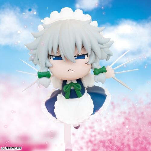 Sakuya Izayoi Touhou Project Yukkuri-style Deformed Figure Prize Figure by Konami (02/2026) - Mandorama [src:https://figisland.net/wp-content/uploads/2026/02/s01011615056001.jpg]