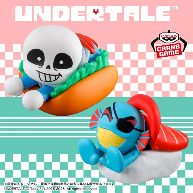 Sans UNDERTALE Food Design Figure Prize Figure by Banpresto (08/2025) - Mandorama [src:https://tokutame.net/wp-content/uploads/2025/05/prize-202508-undertale-banpresto2.webp]