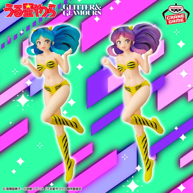 Lum Urusei Yatsura Glitter & Glamours Prize Figure by Banpresto (06/2025) - Mandorama [src:https://tokutame.net/wp-content/uploads/2025/05/prize-20250604-uresui-banpresto1.webp]