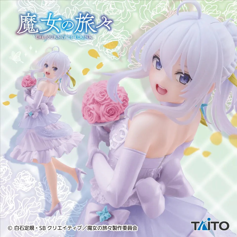Elaina Wandering Witch: The Journey of Elaina Coreful Prize Figure by Taito (04/2026) - Mandorama [src:https://tokutame.net/wp-content/uploads/2026/04/prize-202604-majotabi-taito1.webp]