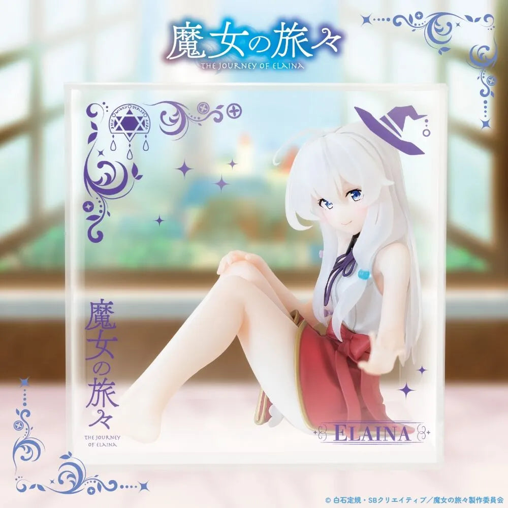 Elaina Wandering Witch: The Journey of Elaina Fig Cube Prize Figure by Konami (04/2026) - Mandorama [src:https://tokutame.net/wp-content/uploads/2026/04/prize-202604-majotabi-konami.webp]