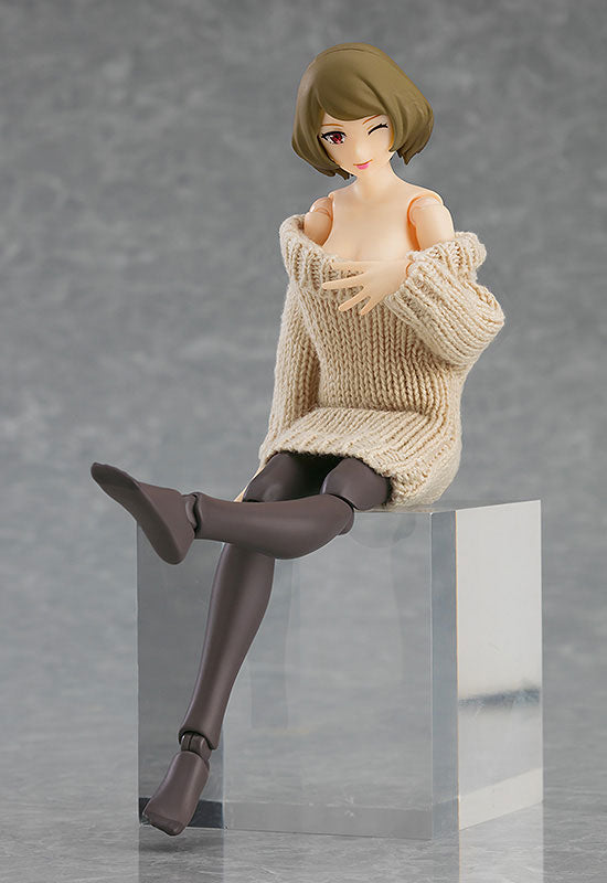 figma Styles figma Female body (Chiaki) with Off-the-Shoulder Sweater Dress