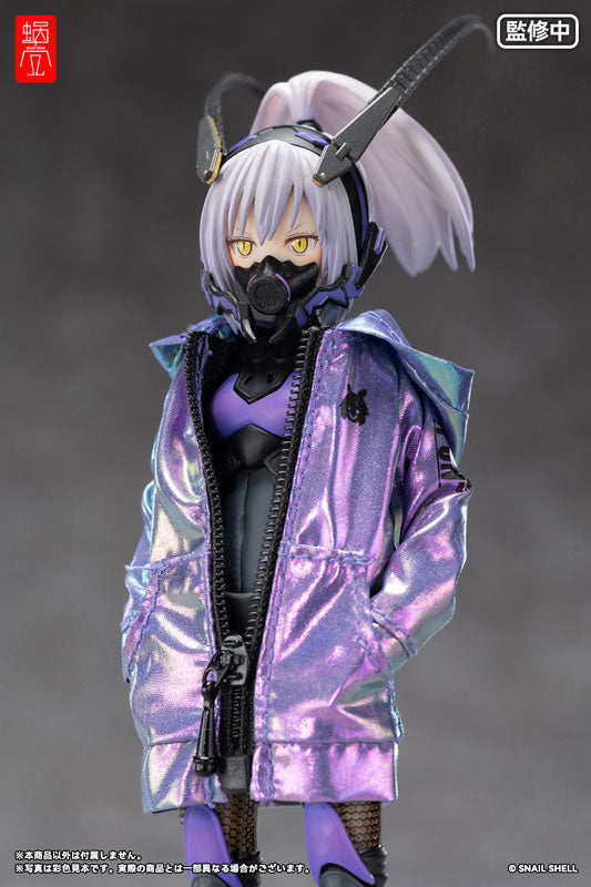  "G.N.PROJECT" Option Costume Sune-chan Hoodie (Polarized Blue-purple Ver.) (DOLL ACCESSORY)
