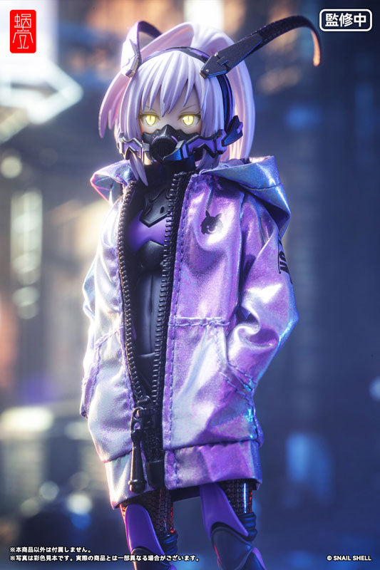  "G.N.PROJECT" Option Costume Sune-chan Hoodie (Polarized Blue-purple Ver.) (DOLL ACCESSORY)